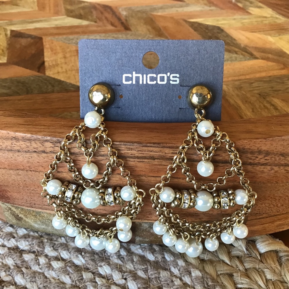 Chico’s earrings fashion jewelry new